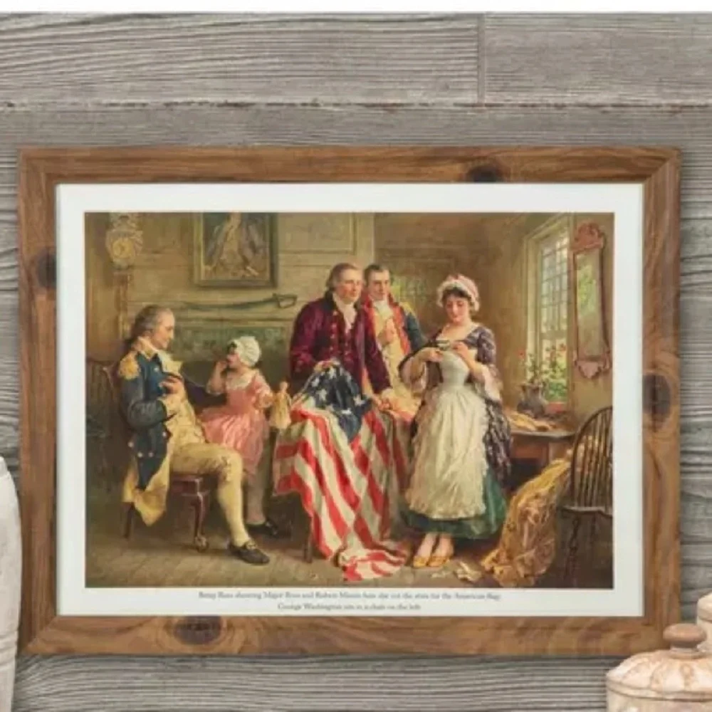 Betsy Ross Framed Wall Deco - Picture 4 of 4